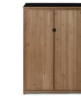 Veľká záhradná skriňa s dvojitými krídlami