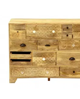 Komoda Manu 115x90x45 indický masív mango