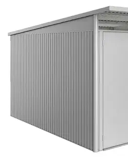 Biohort Záhradný domček BIOHORT Avantgarde A4 duo 180 × 340 cm (strieborná metalíza)