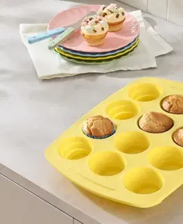 Skladací silikónový plech na muffiny