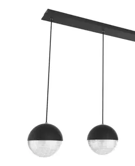  LED Luster na lanku FURNI 3xLED/5W/230V čierna A0031-330