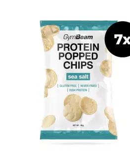 GymBeam Proteínové čipsy morská soľ