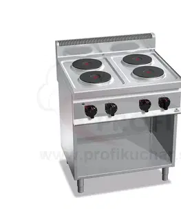 BERTO´S  Elektrický sporák BERTO´s 4 x 2,6 kW
