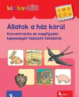 Állatok a ház körül - Koncentrációs és megfigyelőképességet fejlesztő feladatok