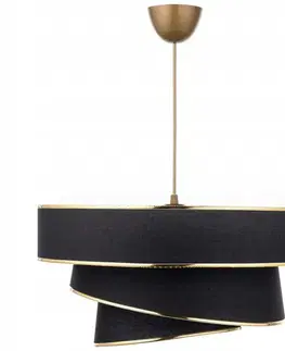 Závesný luster Couper - Black, Gold