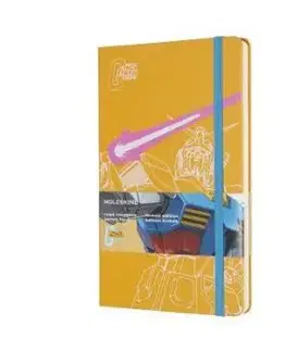 Zápisník MOLESKINE Gundam linajkový žltý L