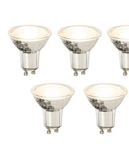 Sada 5 stmievateľných LED žiaroviek GU10 8W 650lm 2700K