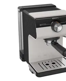 Krups - Pákový kávovar na dva hrnčeky AUTHENTIC 1450W/230V šedá XP381B10