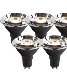 Sada 5 žiaroviek GU10 dim to warm LED AR70 6W 2000K-3000K
