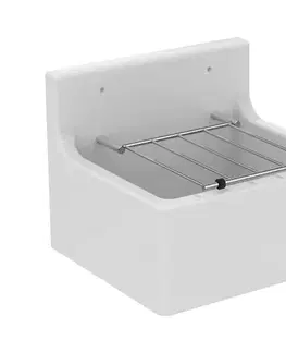 Ideal Standard S593901 -Závesná výlevka s mriežkou DOURO 45,5x38 cm keramika/biela S593901