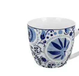 Klasický porcelánový hrnček Naresh Blue 460 ml
