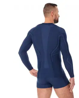 Brubeck Active Wool s dlhým rukávom Graphite - M