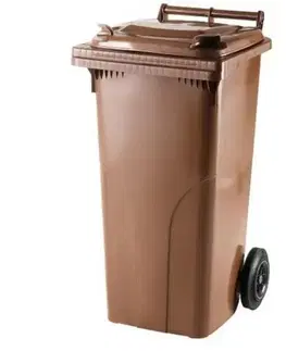Kinekus Popolnica 120L, plastová, hnedá