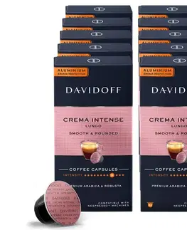 DAVIDOFF CAFÉ Crema Intense Lungo - 10 x 10 kapsúl