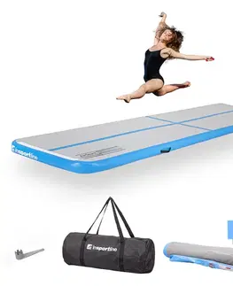 inSPORTline Airstunt 400x100x10 cm biely s elektrickou pumpou