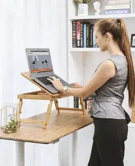 Bambusový stolík na notebook REST
