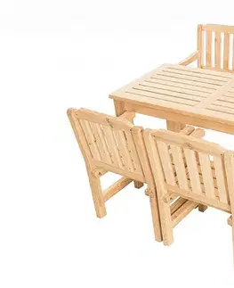 DEOKORK Masívne záhradná zostava z borovice LONDON 1+2+1 (32 mm) - rôzne dĺžky 180 cm