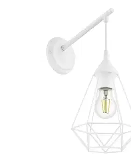 Eglo 79084 - Nástenné svietidlo BYRON 1xE27/60W/230V biele 79084