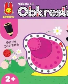 Veselé zvieratká - nalepuj a obkresľuj