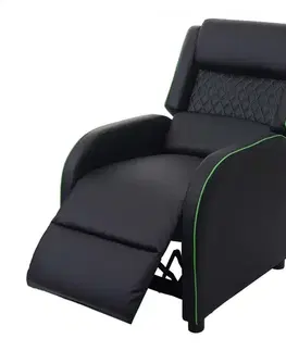 Relaxačné kreslo s podnožkou Dekorhome