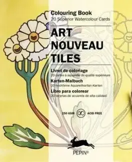 Art Nouveau Tiles Coloring book - Roojen van Pepin