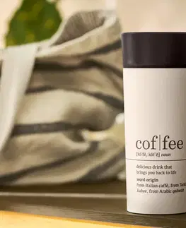 Cestovný hrnček na kávu TO GO, Coffee Dictionary