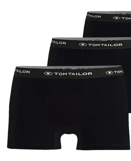 Boxerky TomTailor »Buffer«, 3 ks, čierne