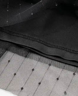 Tylová sukňa s trblietkami