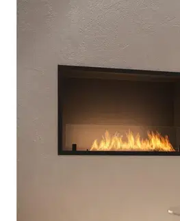 InFire - Vstavaný BIO krb 49,4x84,4 cm 3,5kW čierna SLIMfire Inside Black 800