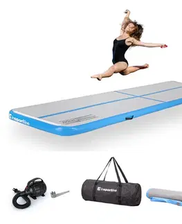 inSPORTline Airstunt 400x100x10 cm biely s elektrickou pumpou