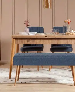 Jedálenský set s rozkladacím stolom a stoličkami (4 kusy) Vina 1048 - 3 - Atlantic, Dark Blue