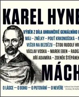 Karel Hynek Mácha - Výběr z díla - audiokniha CD - Karel Hynek Mácha