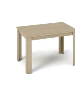 KONDELA Kraz jedálenský stôl 120x80 cm dub sonoma