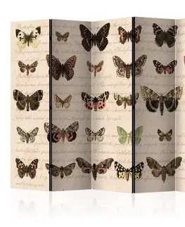 Paraván Retro Style: Butterflies Dekorhome