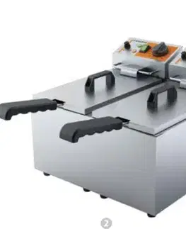 Stolová fritéza Caterina 2x8 l