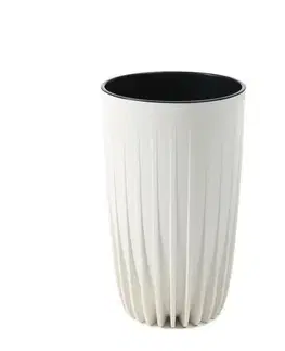 Kinekus Kvetináč plastový, priemer 300mm, MIRA, krémový, výška 515mm, s vložkou