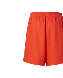 Ľanové šortky, oranžové