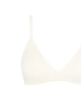 Podprsenka ZERO FEEL PURE PUSH-UP, hodvábna biela
