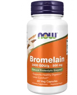 Now Bromelaín kapsule 500 mg 60 kapsúl