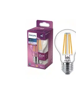 Philips LED žiarovka 1x10,5W E27 1521lm 4000K studená biela, číra, EyeComfort