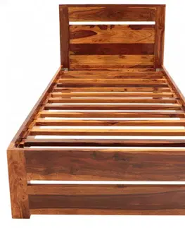 Posteľ Gani 90x200 z indického masívu palisander