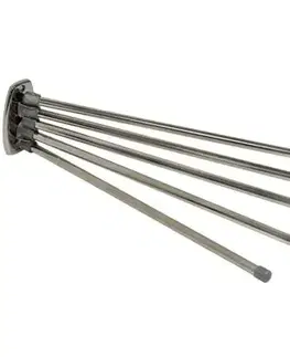 Kinekus Vešiak na uterák 5 ramenný CHROM 50cm 27673