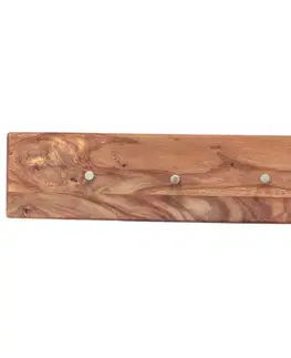 Vešiak Tina s 3 háčikmi 60x15x2,2 indický masív palisander