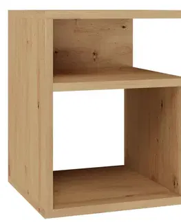 TRINITY nočný stolík/skrinka, dub Artisan