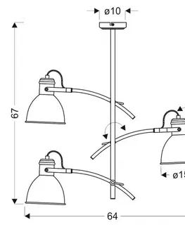 Závesná lampa ZUMBA Candellux