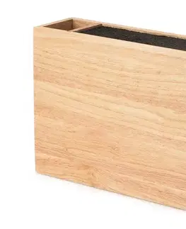 Continenta C3315 - Stojan na nože s flexi vložkou a priehradkou 27,5x9x21,5 cm C3315