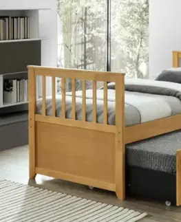 Posteľ s prístelkou a úložným priestorom AUSTIN NEW biela Tempo Kondelas prístelkou a úložným priestorom AUSTIN biela Tempo Kondela