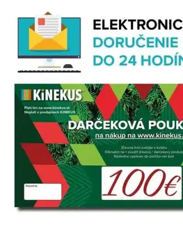 Kinekus Darčeková poukážka 100 €, zelená, e-mailom