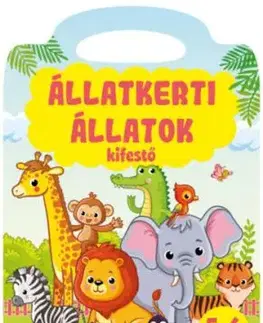 Állatkerti állatok kifestő - kifestő 5-6 éveseknek