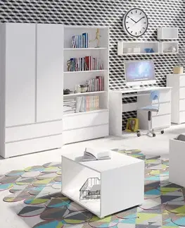 ArtMadex Vysoký regál COSMO C01 | biela